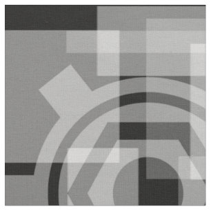 Metallisk grå geometrisk tyg