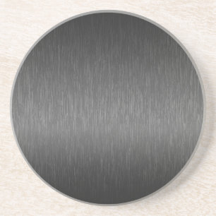 Metallisk Grått, borstat aluminiumutseende Underlägg