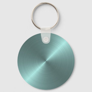 Metallisk grönt nyckelring