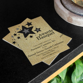 metallisk-guld inbjudningar