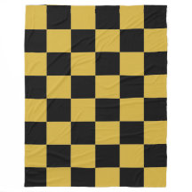 Metallisk Guld med svart kvadrat Stil