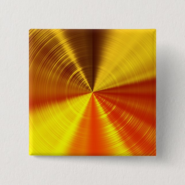 Metallisk guldspiral knapp (Framsida)