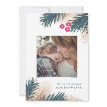 Metallisk julklapp för Gräs Boughs och Berries