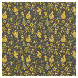 Metallisk julklapp tyg