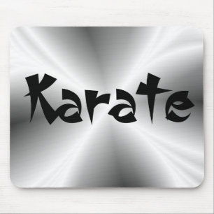 Metallisk Karate för Fauxsilver Musmatta