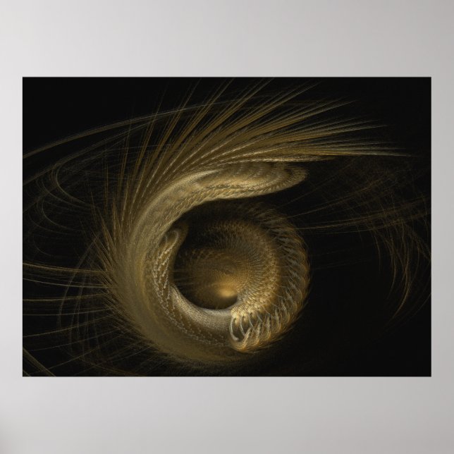 "Metallisk Konstig Sak" Poster (Framsidan)