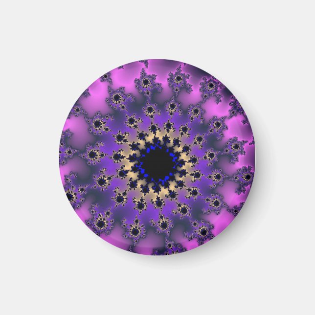 Metallisk Lila Öga Magnet (Framsidan)