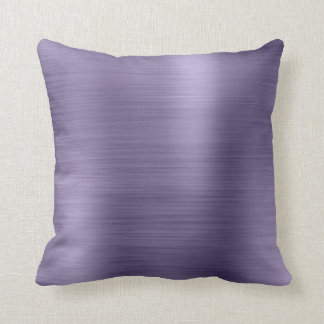 Metallisk Lila plum Silver Metallic Kudde