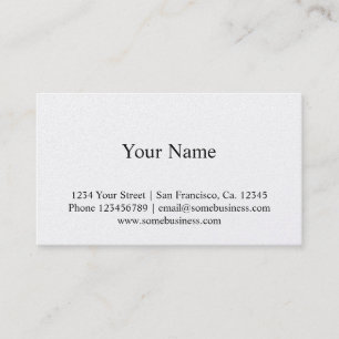 Metallisk mall för avsluta av visitkort