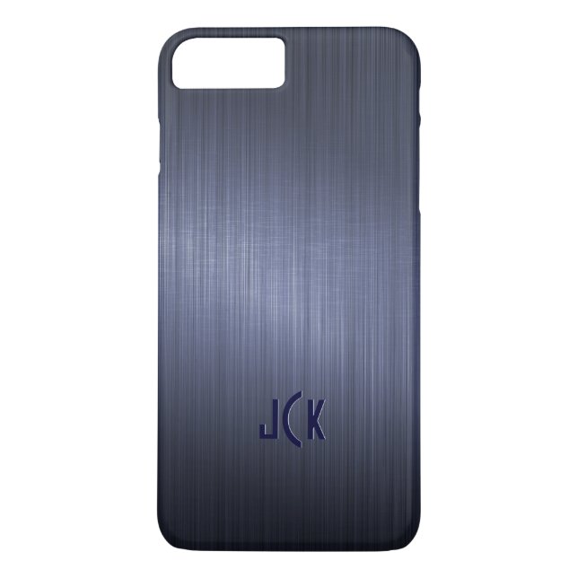 Metallisk, Mörk blått, brushaltig aluminiumutsikt Case-Mate iPhone Skal (Baksida)