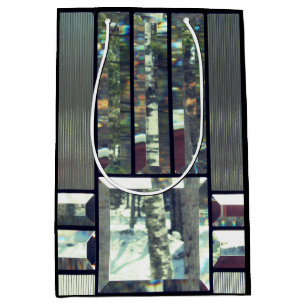 Metallisk nedfläckad av avfasat glas ser silver mo