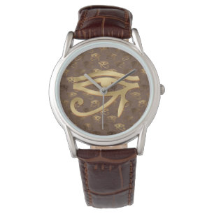 Metallisk Öga av Horus egyptian Armbandsur