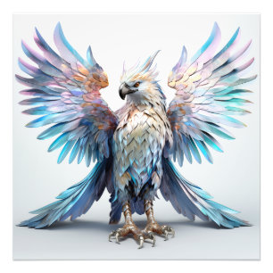 Metallisk ördecent Eagle Fototryck
