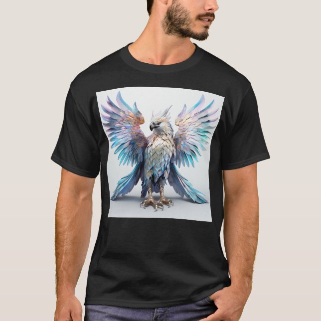 Metallisk ördecent Eagle T Shirt (Framsida)