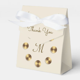 Metallisk övertoningsdesign. Monogram Presentaskar