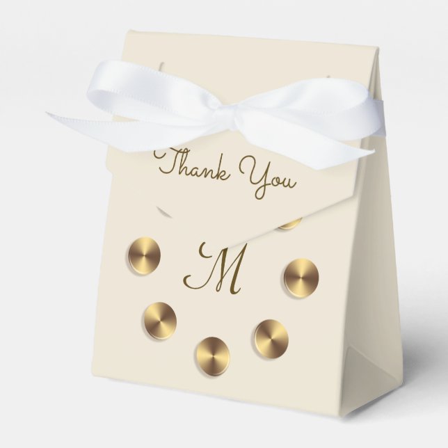 Metallisk övertoningsdesign. Monogram Presentaskar (Framsidan Sidan)