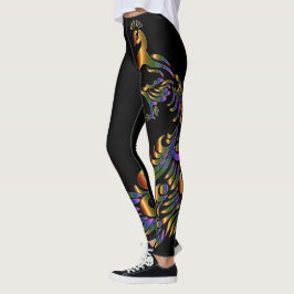 Metallisk påk leggings