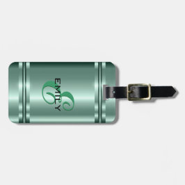 Metallisk pastellGrönt Design Stainless Steel-utse Bagagebricka