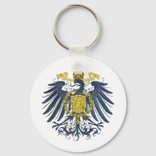 Metallisk Preussian örn Nyckelring