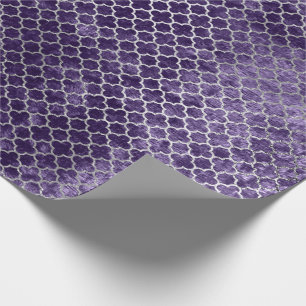 Metallisk purpurfärgad violett sammet för presentpapper