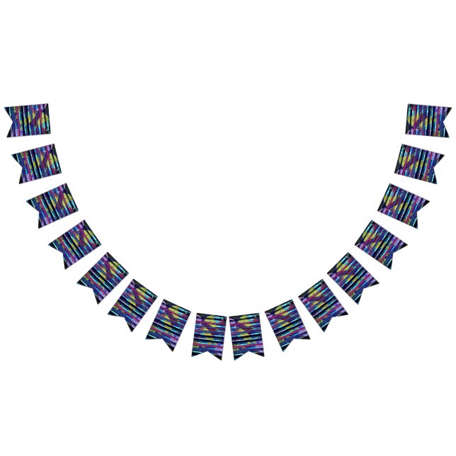 Metallisk rand vimplar (Alla)