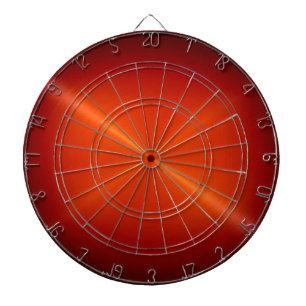 Metallisk Red Stainless Steel Metall-utseende Piltavla
