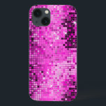 Metallisk Rosa Sequins tittar på Disco Spegel Blin<br><div class="desc">Den populära blanka metallsekvensen ser ut som shock rosa-toner med stil iPhone 4/4S-fodral-hölje. Retro 70's disco boll spegel med sliten och gnistor. Leta efter den här designen på många ton. rosa av lila blå grönt och kan begäras i färg. Det är en bild mönster och inte en faktisk sekvens.</div>