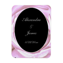 Metallisk Rosaprosa Flexibel Fotomagnet Magnet