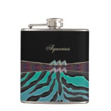 Metallisk sebraZodiac undertecknar aquariusen