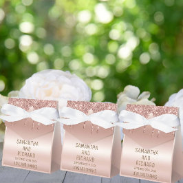 Metallisk Shine i Glitter Guld Presentaskar
