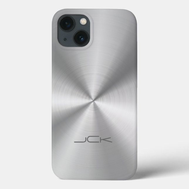 Metallisk Silver-Grått rostfritt stål (Baksida)