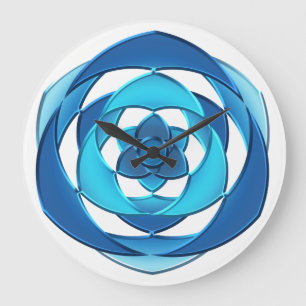 metallisk stil stor klocka