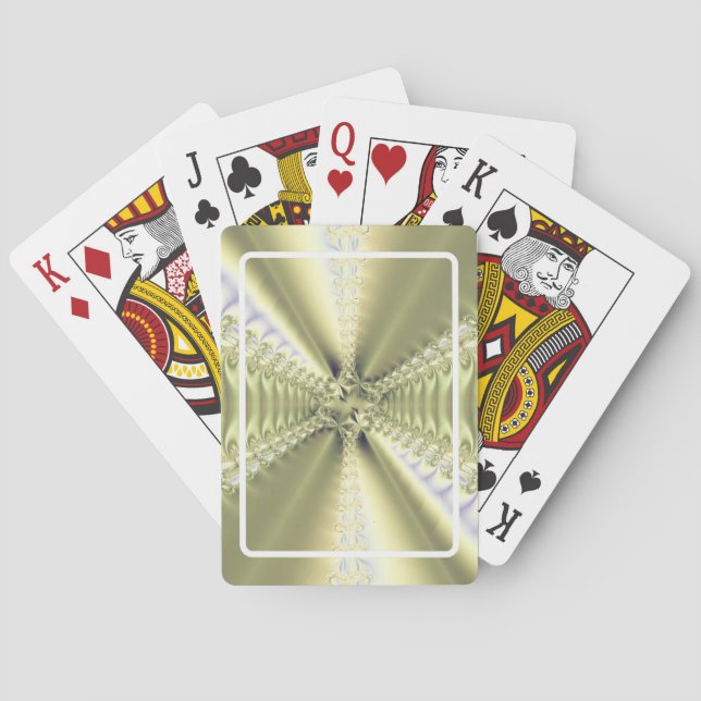 Metallisk stjärna casinokort (Baksidan)