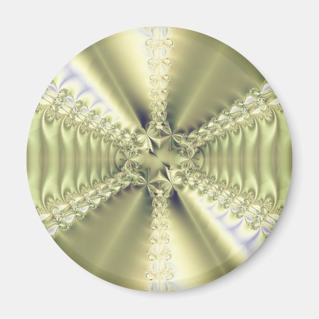 Metallisk stjärna magnet (Framsidan)