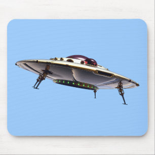 Metallisk UFO Mousepad Musmatta