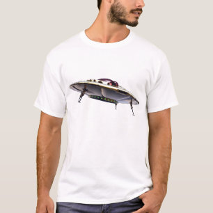 Metallisk UFO-T-tröja T-shirt