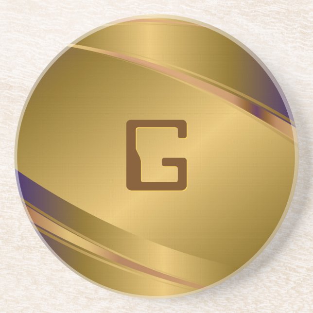 Metallisk utsestensfärgat stål av kopparfärgat fär underlägg (Framsidan)