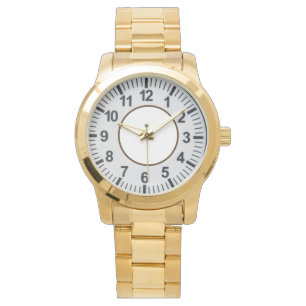 Metallisk vakerur med färgstark stil armbandsur