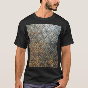Metallisk yta, reflekterande struktur bakgrund. t shirt