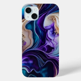 Metalliska dekorationer i guld på Lila- och kalkst