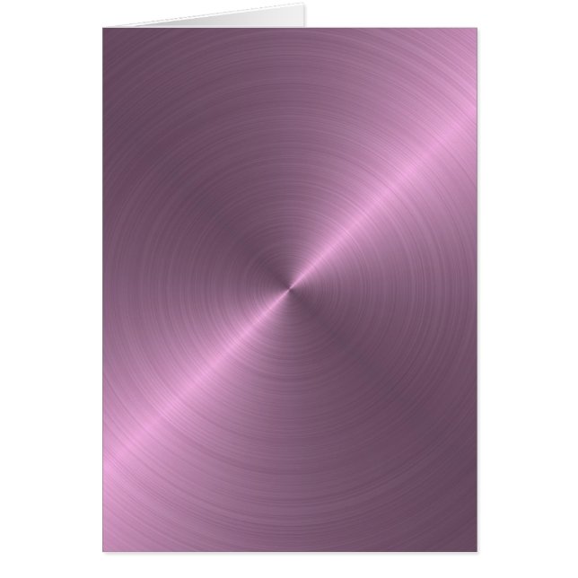 Metalliska lilor hälsningskort (Framsidan)