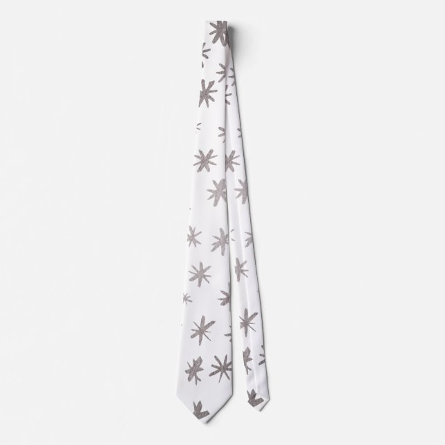 Metalliska stjärnor - silver slips (Framsida)