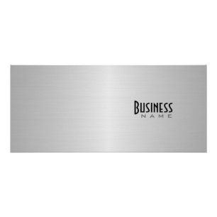 Metalliskt designkuggekort reklamkort