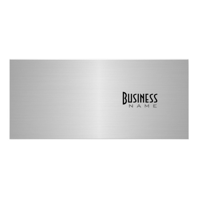 Metalliskt designkuggekort reklamkort (Framsidan)