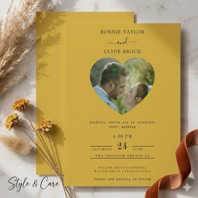 Metalliskt Guld Klassisk Elegant Bröllopsinbjudan Spara Datumet (Metallic Gold Classic Elegant Wedding Invitation)