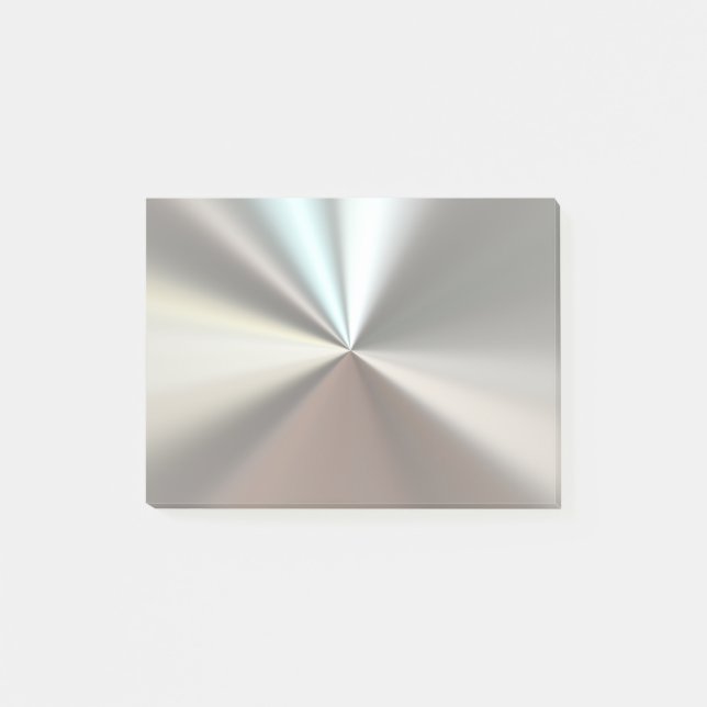 Metalliskt silver post-it block (Framsida)