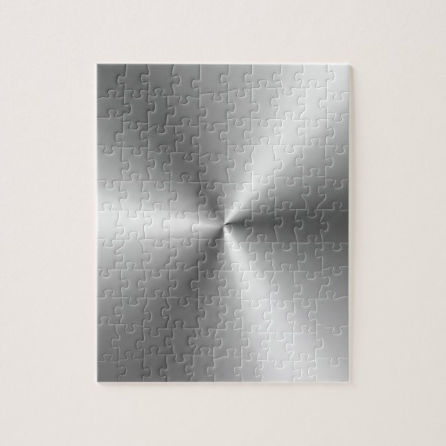 Metalliskt silver pussel (Vertikal)