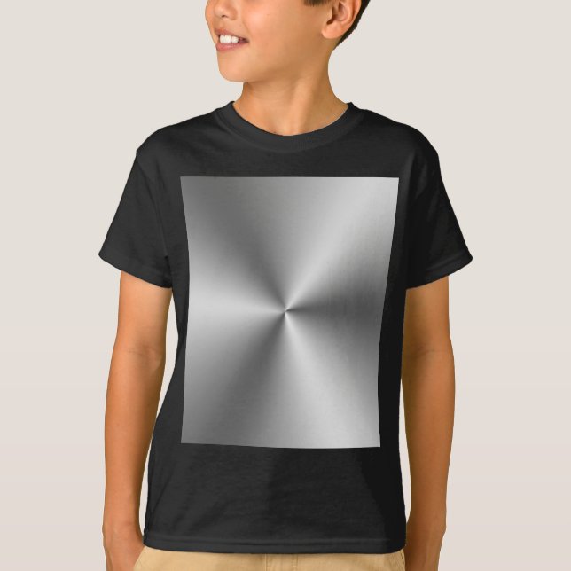 Metalliskt silver tee shirt (Framsida)