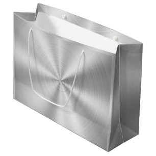 Metalliskt skina silver för elegant Faux