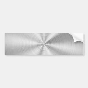 Metalliskt skina silver för elegant Faux Bildekal